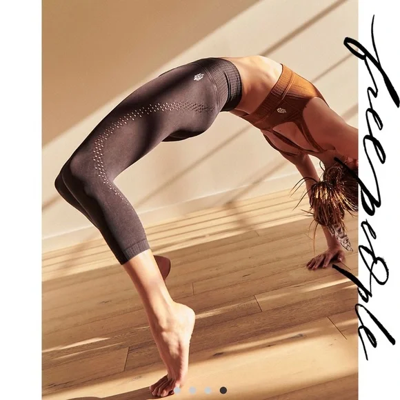 Free People Good Karma Crop Legging NWOT XS/S - Picture 1 of 5